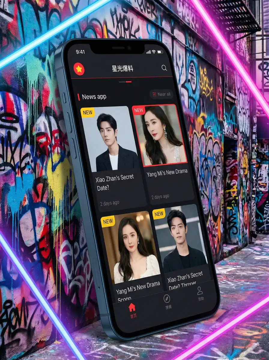 吃瓜社 APP界面展示 - 掌上吃瓜神器